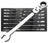 SP Tools SP19112X - Gear Spanner Set - Flex Head Metric - 12 Piece