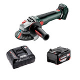 Metabo WB18LTBL11125Q1LP52K - 18V Brushless Cordless Angle Grinder Kit (1 x 5.2Ah)