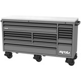 SP SP44826GY - 73" USA Sumo Series Roller Cabinet - 18 Drawer  - Grey
