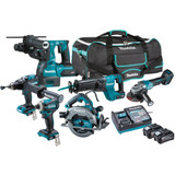 Makita DK0250G601 - 40V Max Brushless 6 Piece Combo Kit (2 x 4.0Ah)