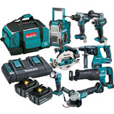 Makita DLX8059GX1 - 18V Brushless 8 Piece Combo Kit (2 x 6.0Ah)