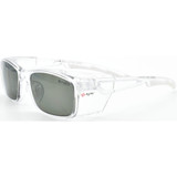 Eyres 333-CL-PG - Thirty33 Safety Glasses - Clear Frame Grey Polarised Lens