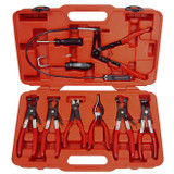 T&E 921 - Universal Hose Clamp Plier Kit - 9 Piece