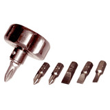 T&E 5021 - Stubby Screwdriver Bit Holder Set