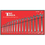 T&E 71016 - Combination Wrench Set - 16 Piece Euro Metric