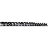 T&E M93218 - Multi-Lock Socket Set - 3/8" Drive - 18 Piece