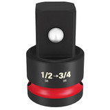 Milwaukee 49666726 - SHOCKWAVE 1/2" Drive to 3/4" Drive Impact Socket Adapter