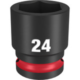 Milwaukee 49666256 - SHOCKWAVE 1/2" Drive 24mm Standard 6-Point Impact Socket