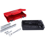 Milwaukee 48229510 - 1/2" Drive Metric Socket & Ratchet Set - 28 Piece