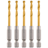 Milwaukee 48894906 - SHOCKWAVE Red Helix Titanium Drill Bit - 3.2mm (5 Piece)