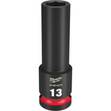Milwaukee 49666274 - SHOCKWAVE 1/2" Drive 13mm Deep 6-Point Impact Socket
