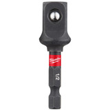 Milwaukee 48325034 - SHOCKWAVE Power Bit Socket Adapter - 1/4" Hex to 1/2" Square