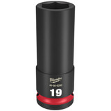 Milwaukee 49666280 - SHOCKWAVE 1/2" Drive 19mm Deep 6-Point Impact Socket