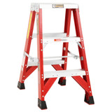 Renegade RISTEP3-FG - Double Sided Fibreglass Step Ladder 3ft - 150Kg Rated