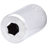 PKTool PT10608 - 8mm 6 Point Cr-V Regular Socket - 1/2" Drive