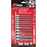 PKTool PT11921 - Long Hex Bits Socket Set - 11 Piece