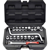 PKTool PT10254 - Sump Plug Socket & Spanner Set - 21 Piece