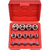 PKTool RG7589 - 1/4", 3/8" & 1/2" Drive E-Star Socket Set - 14 Piece