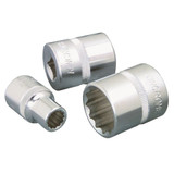 Kincrome KC339C - Standard Socket - 11/16" x 3/8" Drive