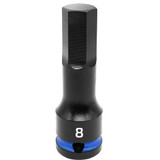 Kincrome K23745 - Hex Impact Socket 8mm - 3" / 78mm - 1/2" Drive