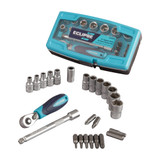 Eclipse EC-ESS25PS - 1/4" Drive Socket Set - 25 Piece
