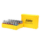 Alpha ABS33S - Security Insert Bit Set - 33 Piece
