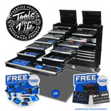 Kincrome P1824B - Contour Workshop Tool Kit - 729 Piece 22 Drawer Black