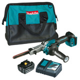 Makita DBS180RTX1 - 18V Brushless 9mm Power File Kit (1 x 5.0Ah)