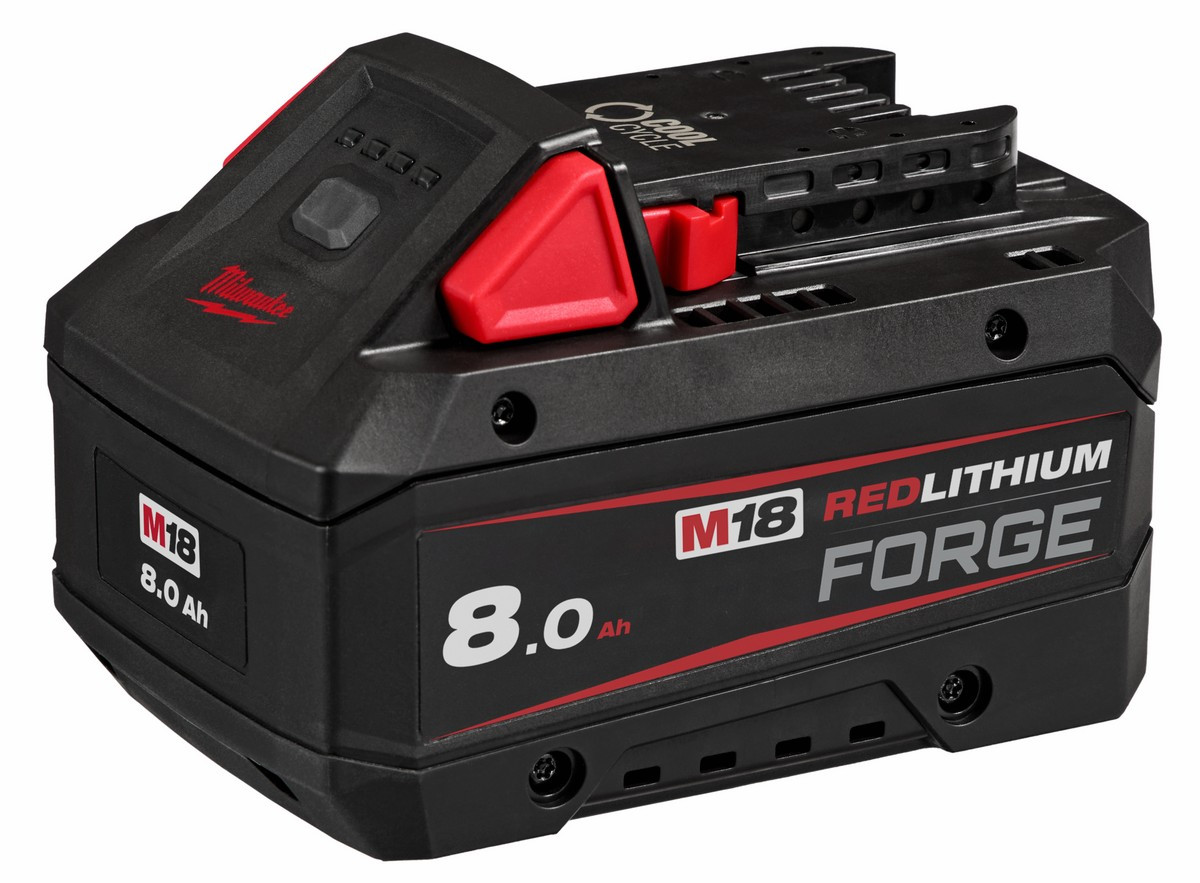 Milwaukee M18FB8 - 18V Redlithium Forge 8.0Ah Battery - Toolmart