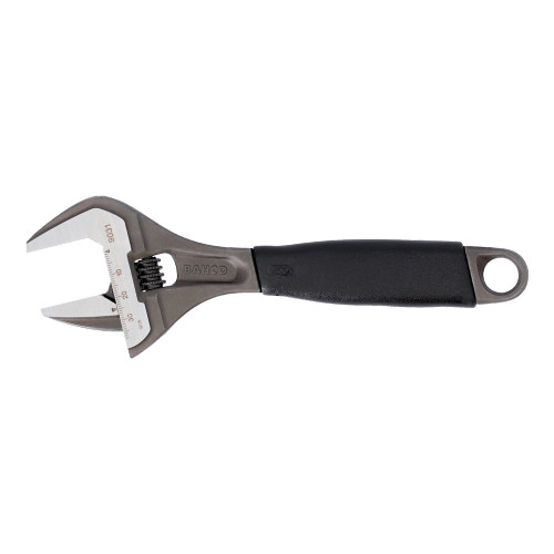 Bahco 9033 - ERGO 46mm Capacity Central Nut Wide Opening Jaw Adjustable Wrench with Rubber Handle & Phosphate Finish - 270mm