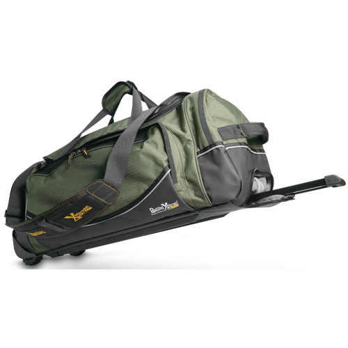 Rugged Xtremes RX05C131W - Wheeled FIFO Transit Bag - Large Canvas 800x330x300mm 80L Grn/Blk