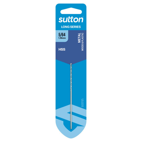 Sutton D1100198 - HSS Bright Long Series Drill Bit 5/64" - Silver Bullet