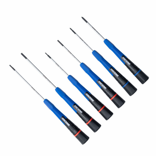 Kincrome K5651 - Precision Screwdriver Set - Phillips/Blade Long Series - 6 Piece