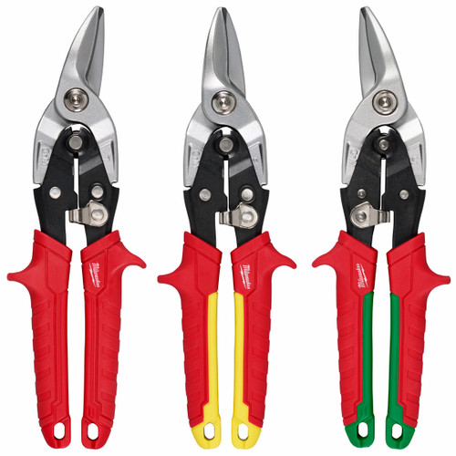 Milwaukee 4932499020 - Aviation Snips Set - 3 Piece