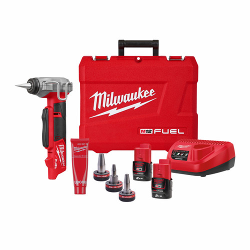 Milwaukee M12FPXPI10202C - 12V FUEL UPONOR Q&E Expansion Tool Kit (2 x 2.0Ah)