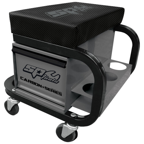SP Tools SPR-18X - Workshop Roller Seat - 1 Drawer - Limited Edition Carbon Print SP Tools SPR-18X - Workshop Roller Seat - 1 Drawer - Limited Edition Carbon Print