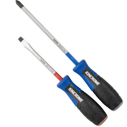 Kincrome K5700 - 2 Piece Thru Tang Screwdriver Set