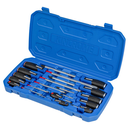 Kincrome K5705 - 12 Piece Thru Tang Screwdriver Set