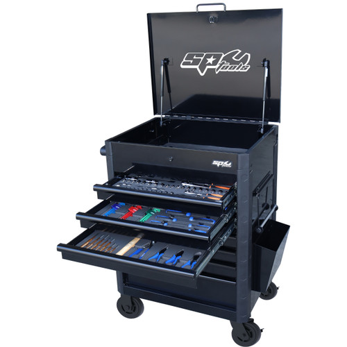 SP SP50835BK - Sumo Series Service Cart Tool Kit - 200 Piece - Metric & SAE - Black