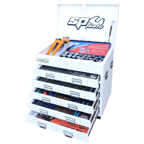 SP SP50211 - Field Service Truck Tool Kit- Off Road Series - 417 Piece - Metric/SAE - White/Black