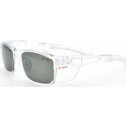Eyres 333-CL-GY - Thirty33 Safety Glasses - Clear Frame Grey Lens