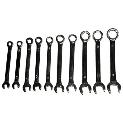 T&E 5594 - Mini Combination Wrench Set - 10 Piece Metric