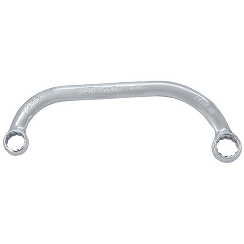 T&E M1011 - Half Moon Wrench - 10mm x 11mm
