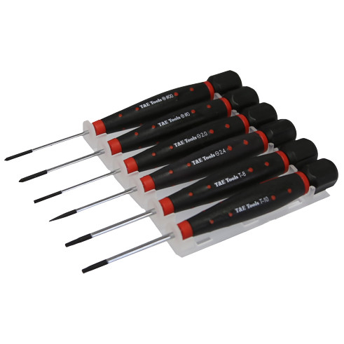 T&E A78006 - Precision Screwdriver Set - 6 Piece