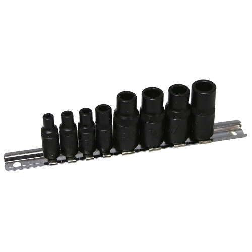 T&E T0800 - Square Sockets For Taps - 8 Piece