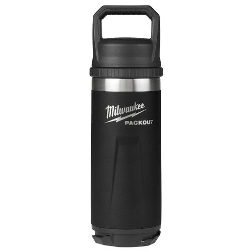 Milwaukee 48228382B - PACKOUT Bottle 532ml With Chug Lid - Black