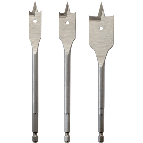 Milwaukee 48270149 - Timber Spade Bit Set - 3 Piece