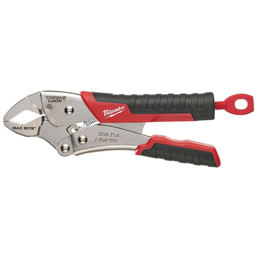 Milwaukee 48223707 - TORQUE LOCK MAXBITE Curved Jaw Locking Pliers 178mm (7") with Durable Grip
