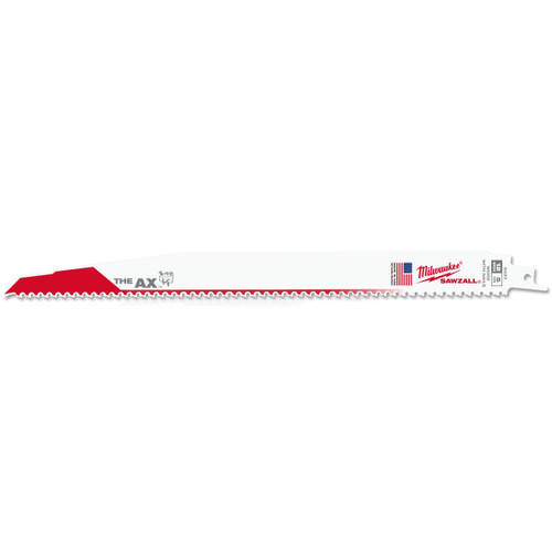 Milwaukee 48005027 - SAWZALL The AX Reciprocating Saw Blade 300mm – 5 TPI (5 Pack)