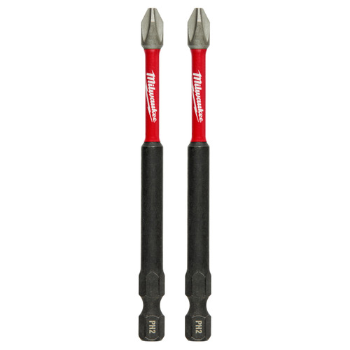 Milwaukee 48324662 - SHOCKWAVE Power Bit Phillips #2 - 89mm (3-1/2") (2 Piece)